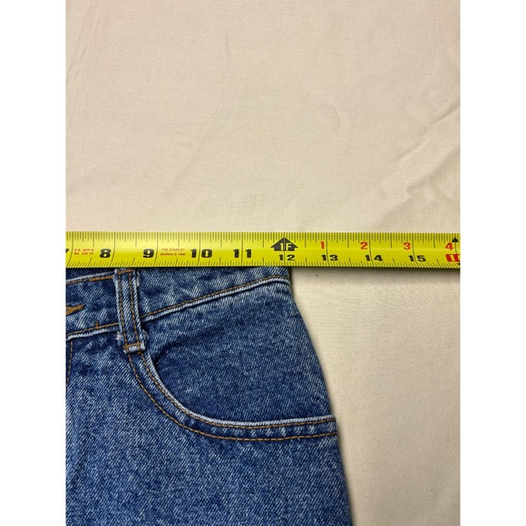 NWOT Vintage 90/80s Guess Jeans 12 Medium Wash Straight Leg Denim USA 24x28 - Picture 10 of 14